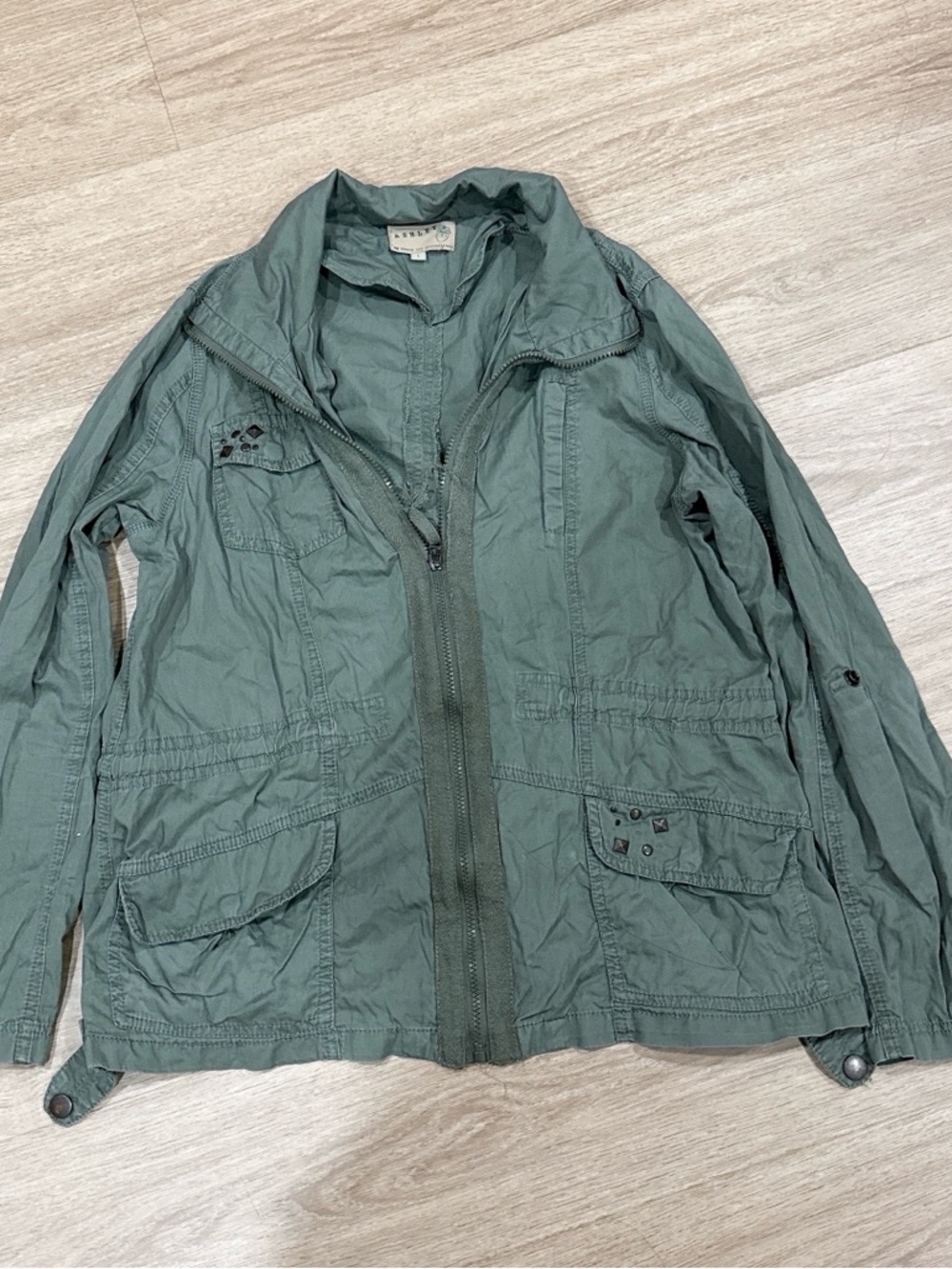Ashley By 26 International Sage Green Military Field Jacket